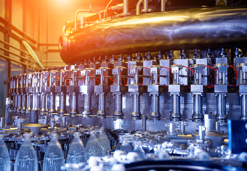 The processing of bottling