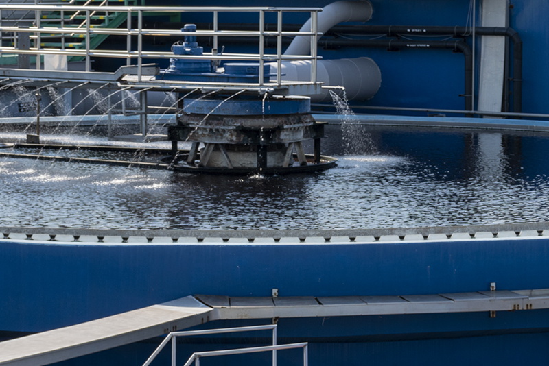 big tanks for the process of biogas