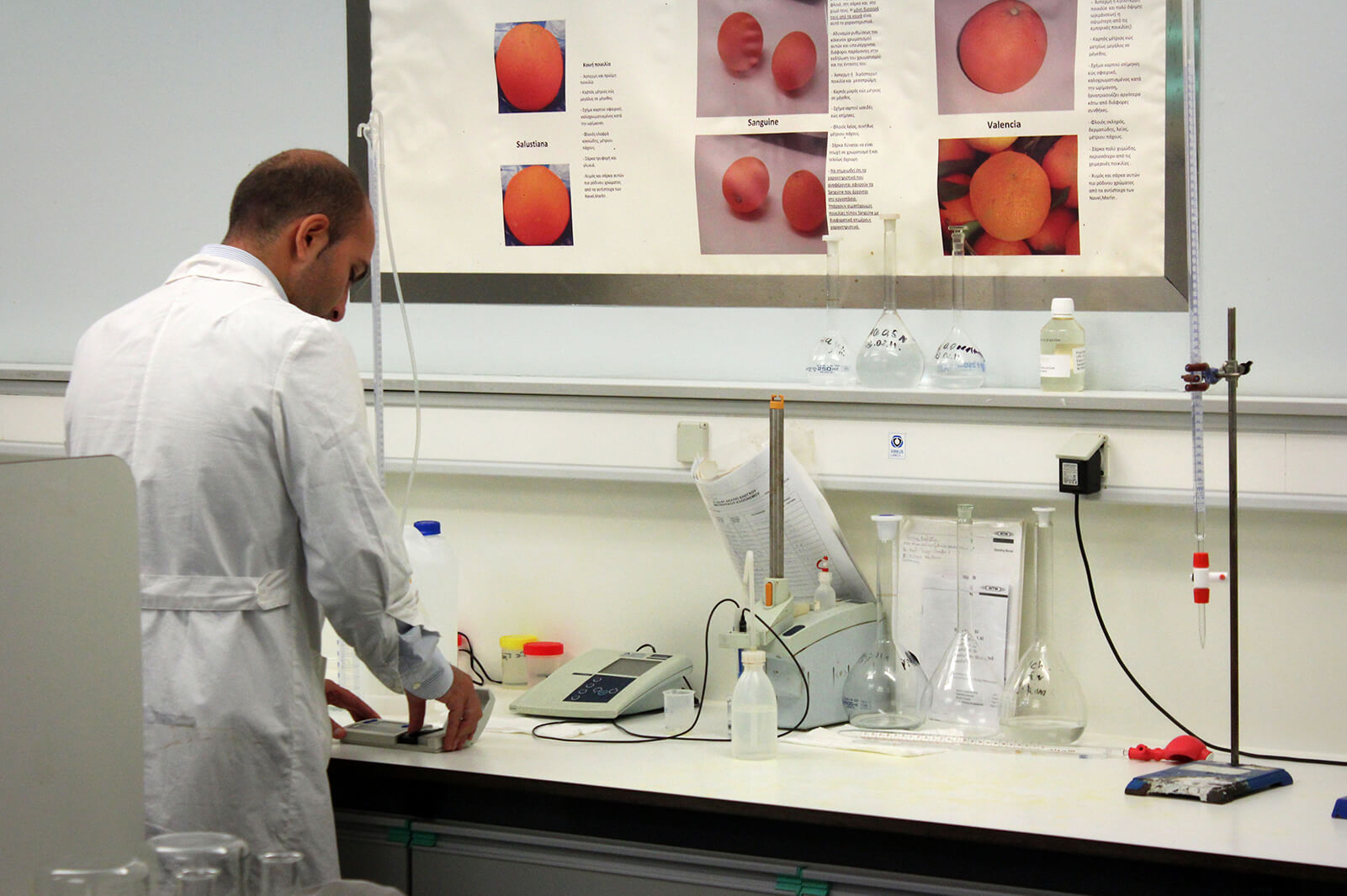 scientist inside laboratory